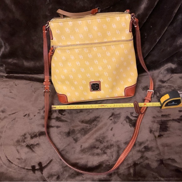 Dooney & Bourke Bags Dooney And Bourke Signature Yellow Crossbody Bag Purse Excellent